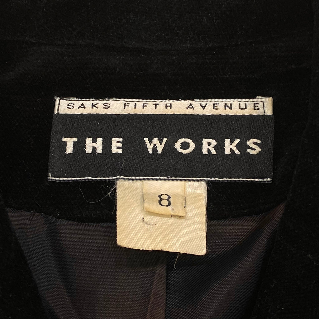 Saks Fifth Avenue The Works Lined Tweed Blazer Jacket Women’s Size 8