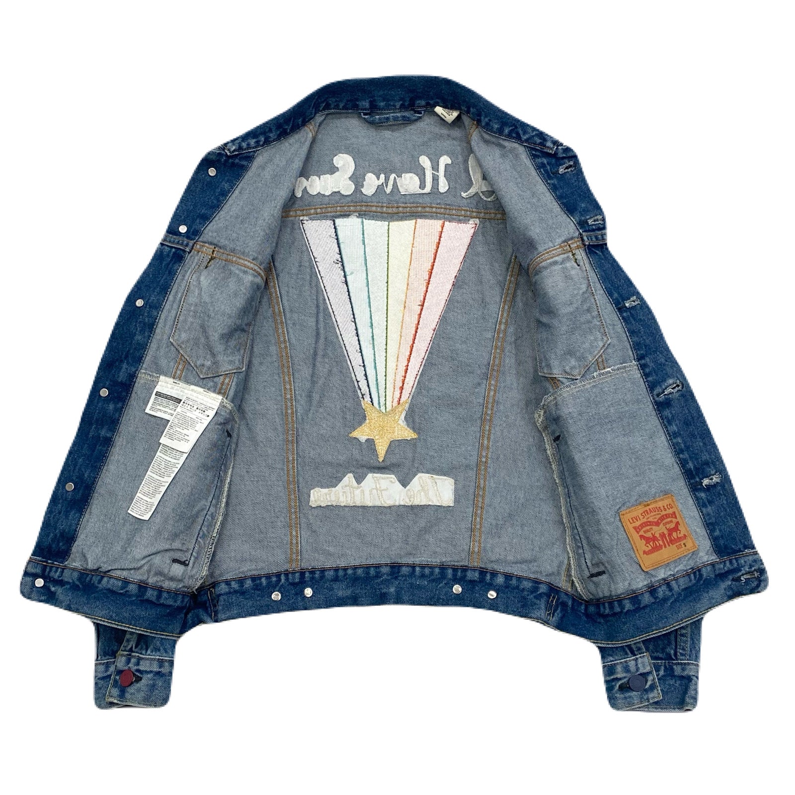 Levis Pride I Have Seen The Future LGBT Denim Jacket Women’s Small