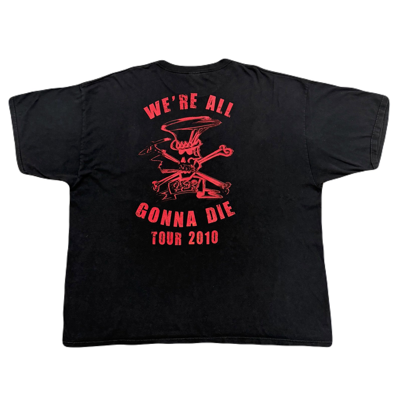 Slash R&FN’R We’re All Gonna Die 2010 Guns N Roses Rock T-Shirt Men’s 3XL