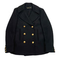 Balmain x H&M Double Breasted Padded Lined Wool Peacoat with Gold Buttons Women’s 34 (4 US)