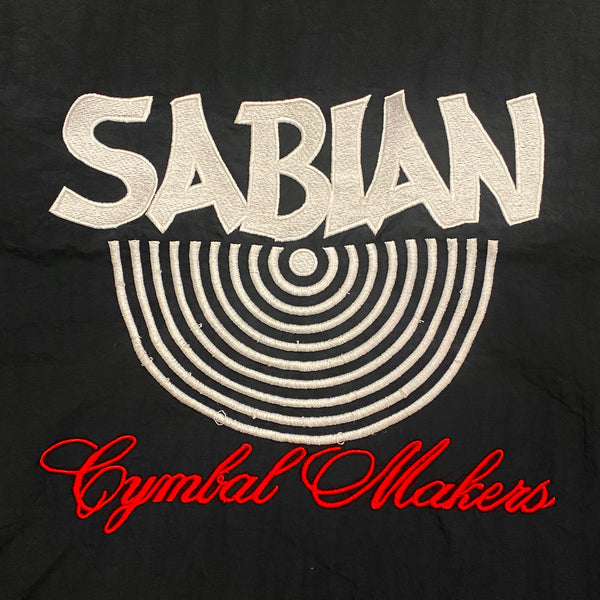 Vintage Sabian Cymbals Rock Music Windbreaker Jacket Men’s Medium