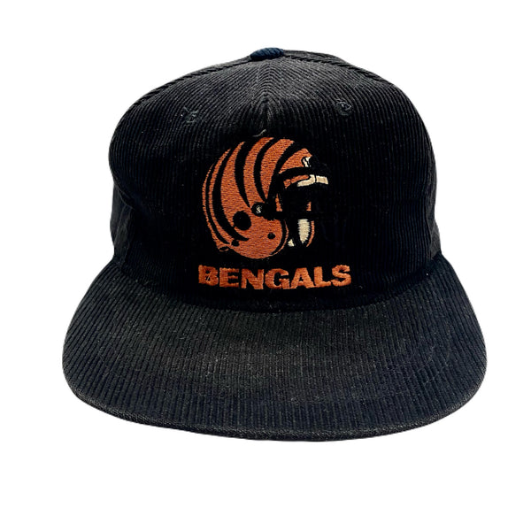 Vintage 80’s Ted Fletcher NFL Cincinnati Bengals Football Corduroy Snapback Hat Cap