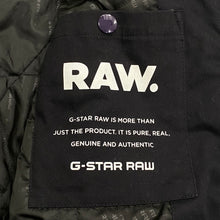 Load image into Gallery viewer, G-Star Raw Black Garber Padded Trench Coat Jacket Men’s Large
