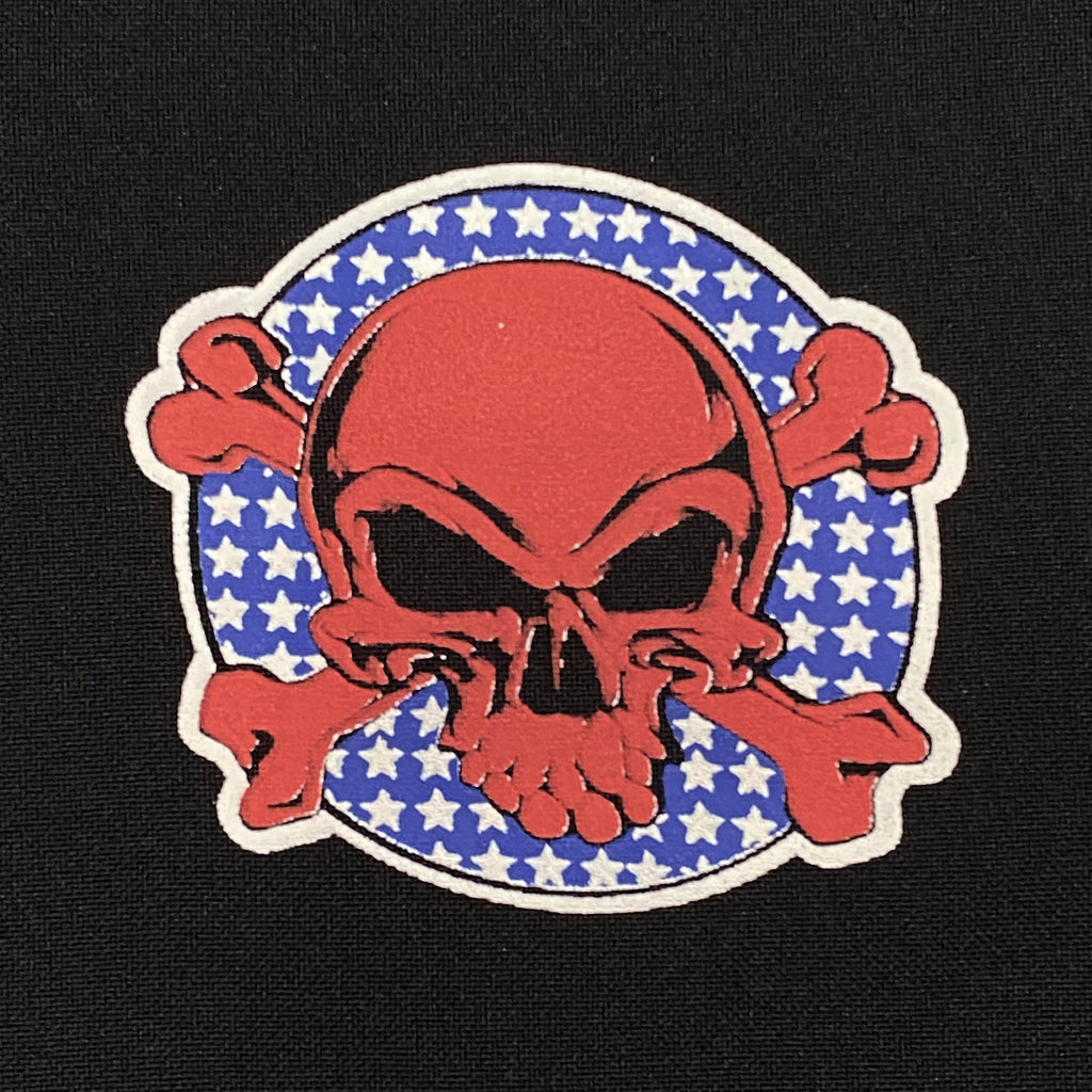 Vintage Third Rail Skull & Crossbones Skater Skate Button Up Shirt Men’s Medium