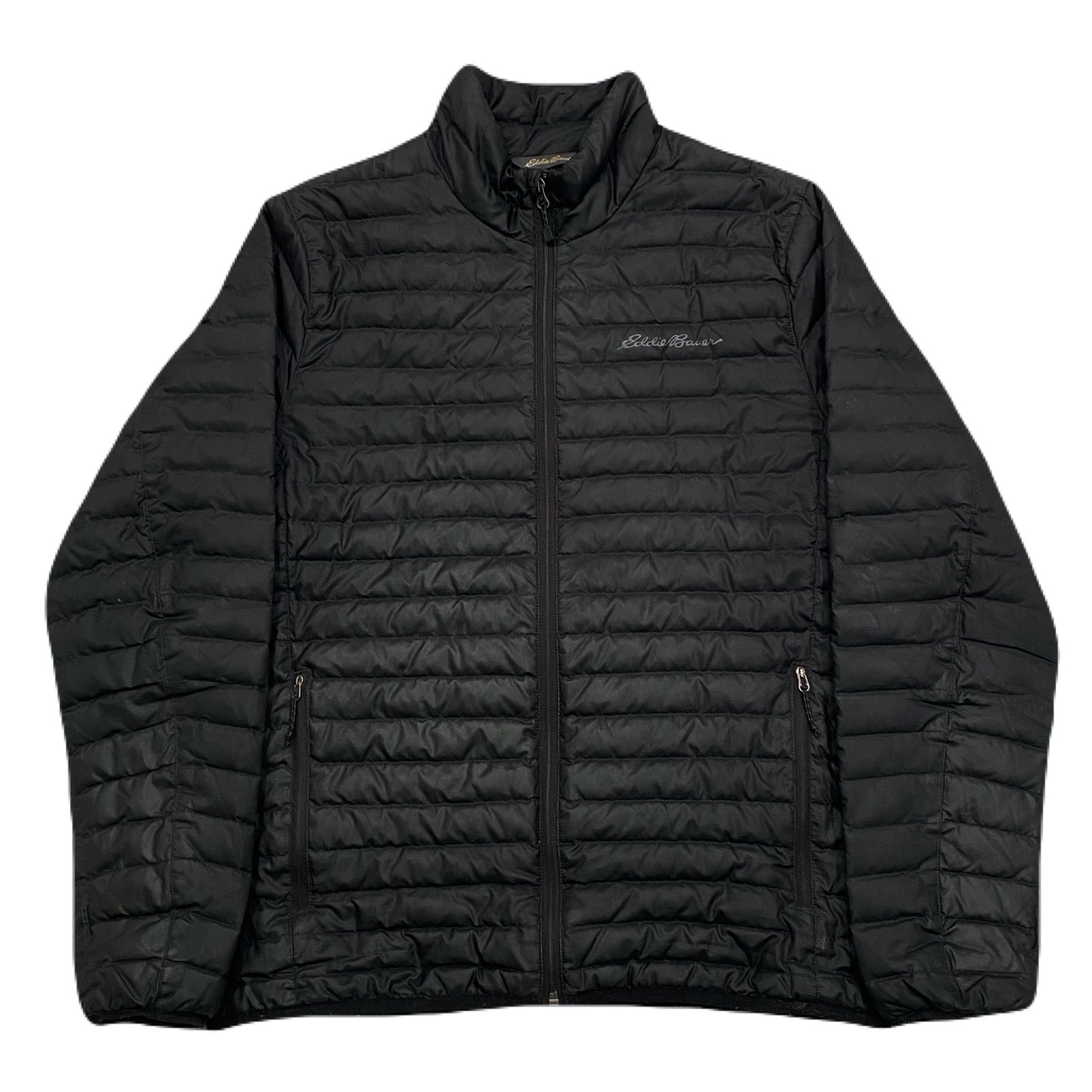 Eddie Bauer EB650 Down Fill Black Packable Puffer Jacket Coat Men’s Medium