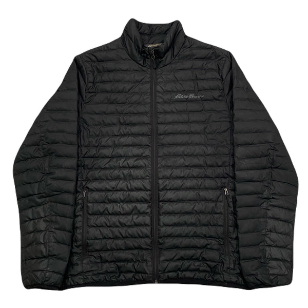 Eddie Bauer EB650 Down Fill Black Packable Puffer Jacket Coat Men’s Medium