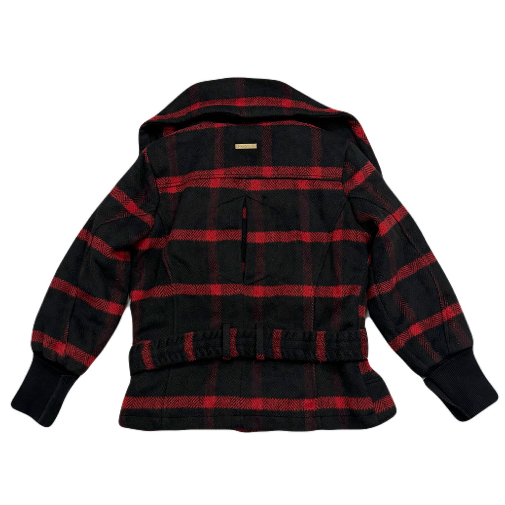 Vintage Baby Phat Y2K Plaid Wool Blend Hip Hop Bomber Jacket Women’s Large