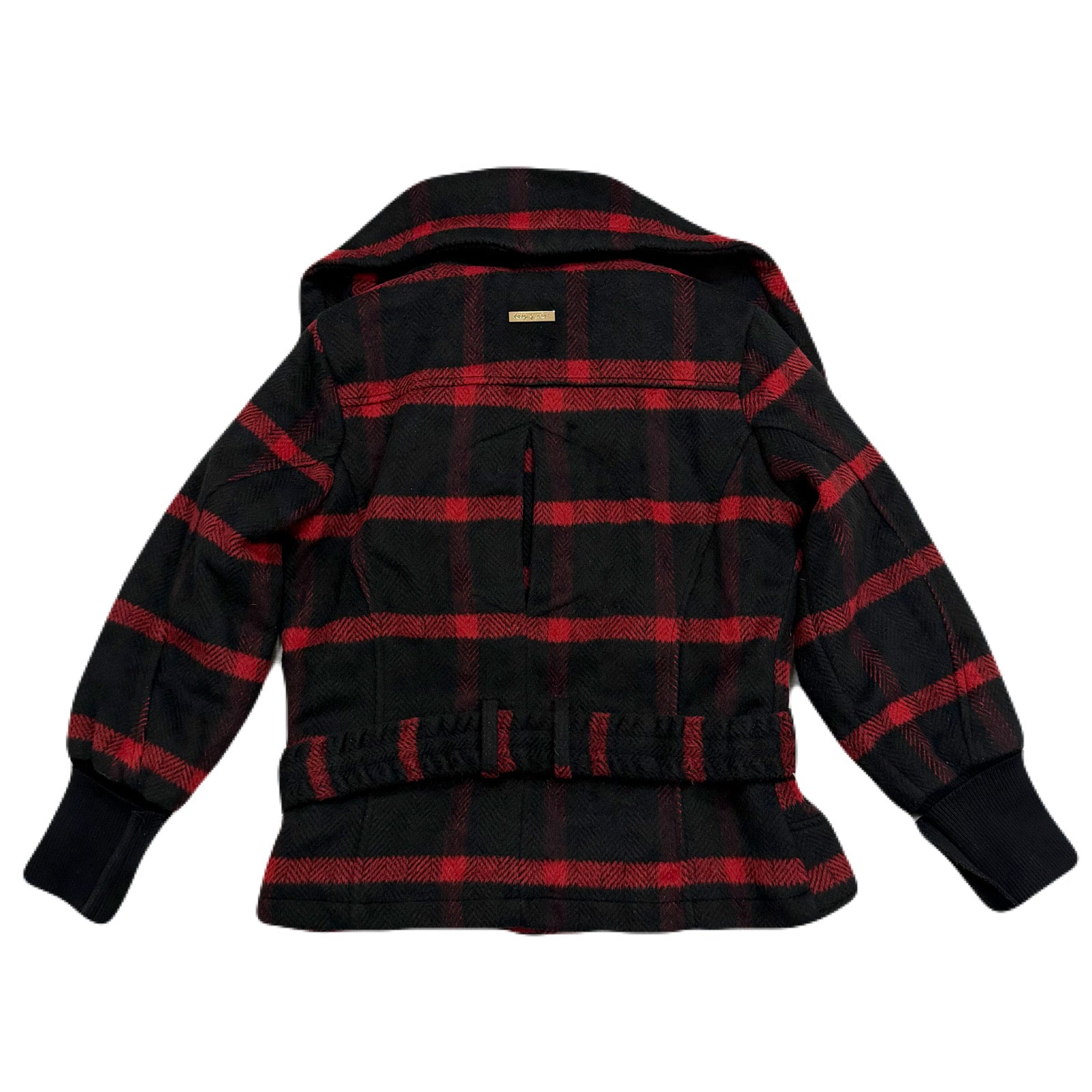 Vintage Baby Phat Y2K Plaid Wool Blend Hip Hop Bomber Jacket Women’s Large