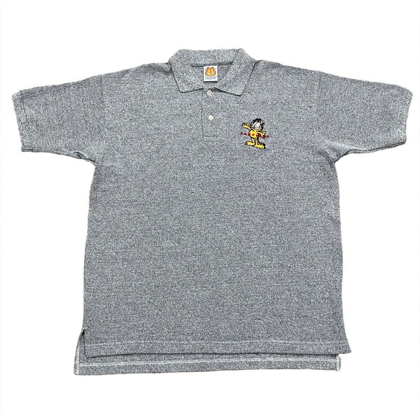 Vintage Garfield Embroidered Polo Shirt Men’s Medium
