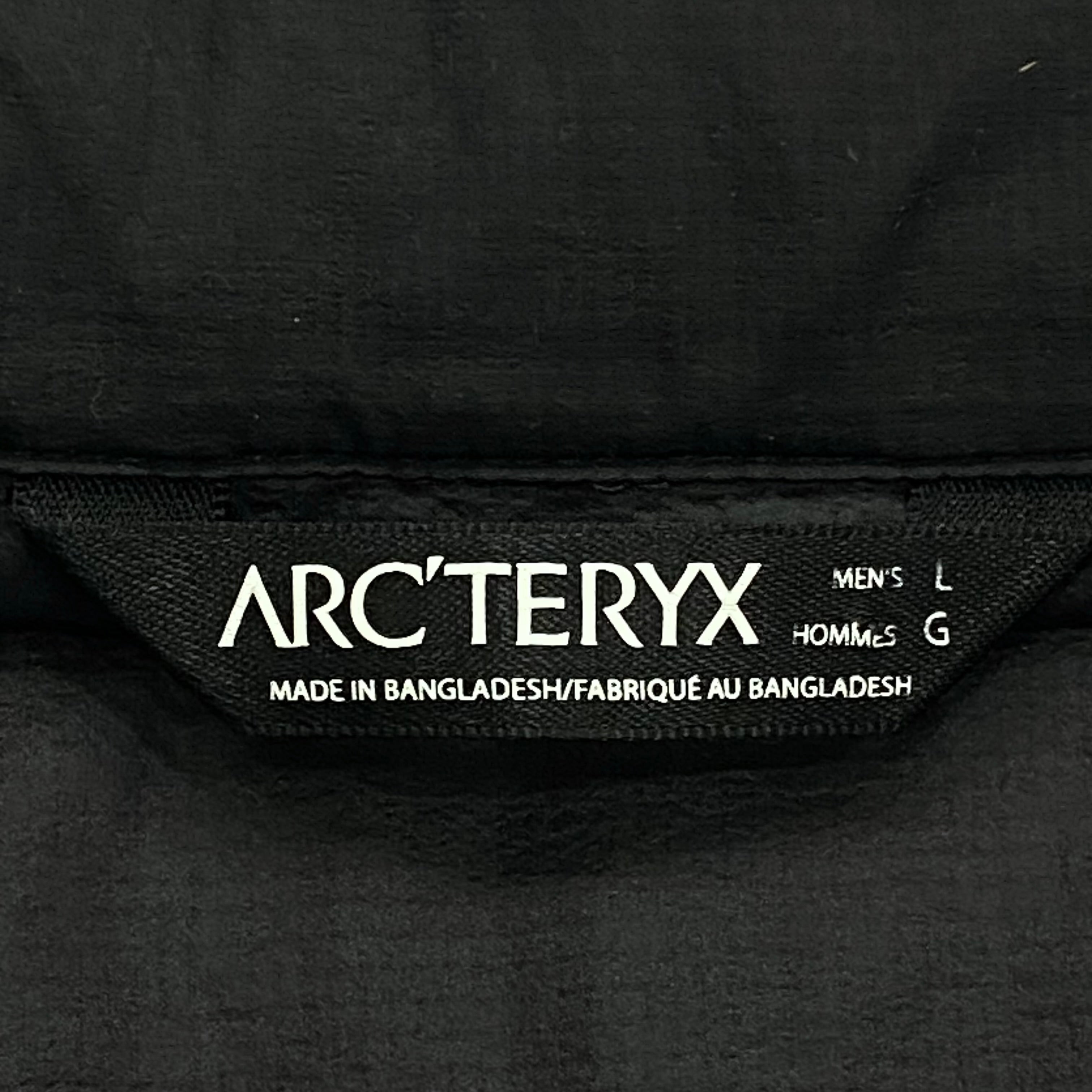 Arc’teryx 2017 Black Coquitlam Concrete Insulated Atom LT Jacket Men’s Large
