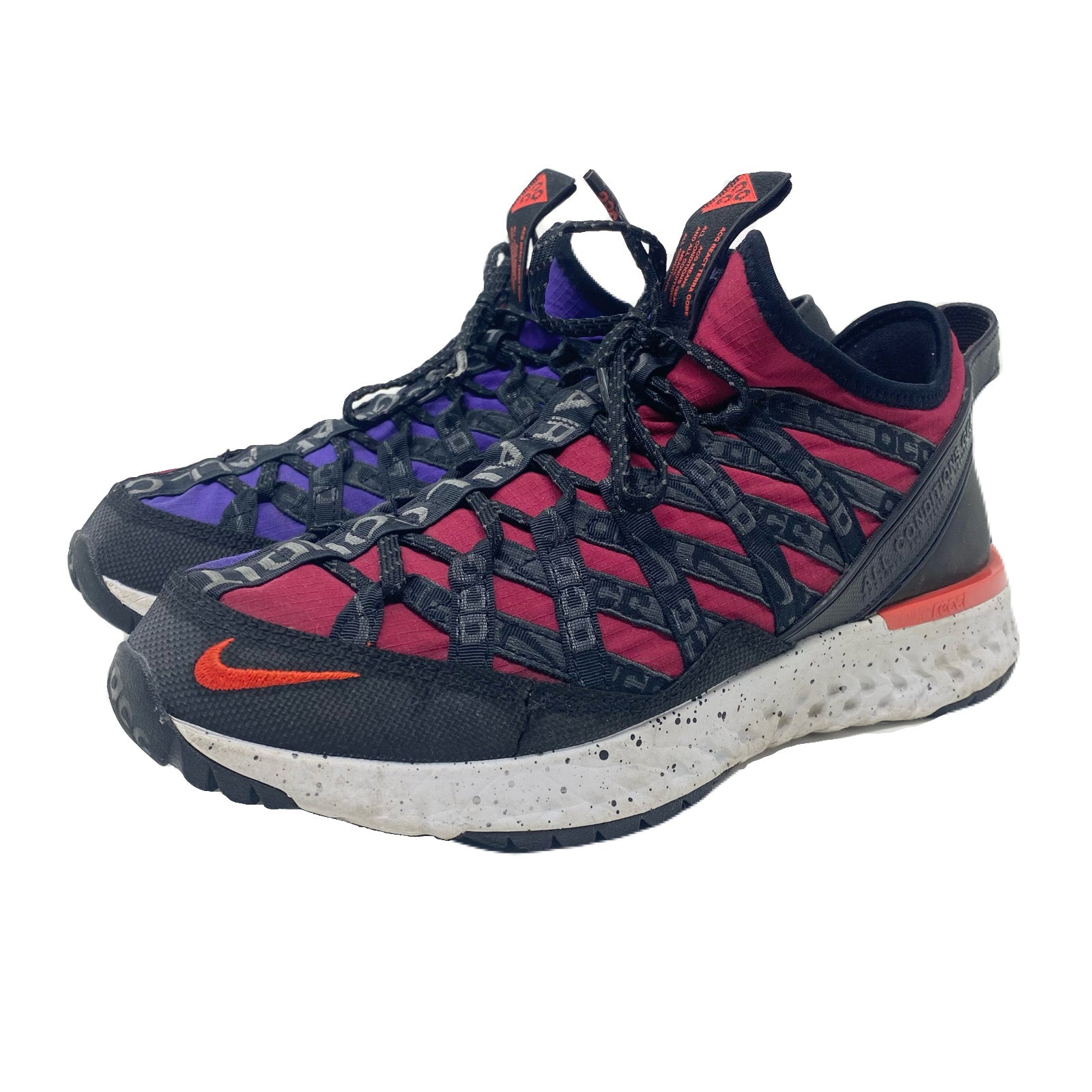 Nike ACG React Terra Gobe Noble Red Court Purple BV6344-601 Sneakers Men’s 6.5 US