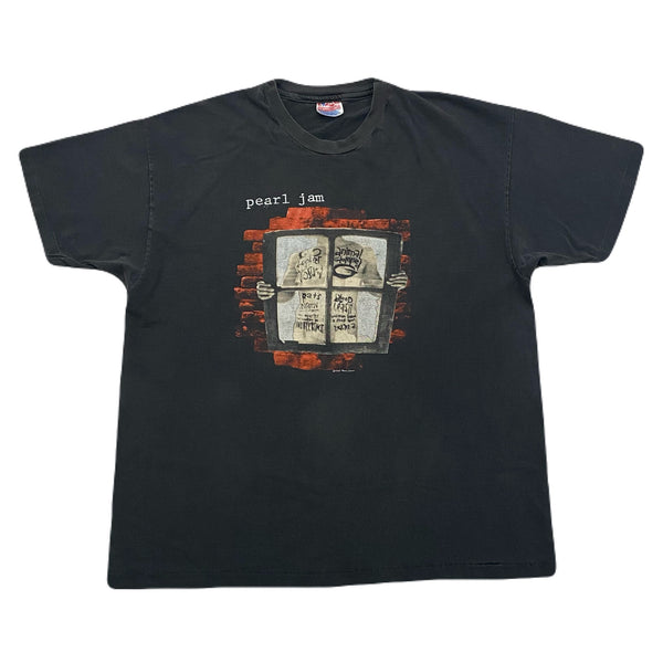 Vintage 1993 Pearl Jam Window Pane / Window Pain Canadian Tour Grunge Hanes T-Shirt Men’s XL