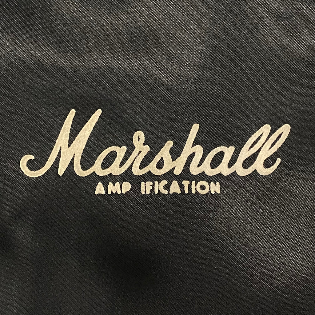 Vintage Marshall Amps Rock Music Insulated Satin Bomber Jacket Men’s XL