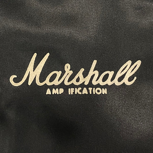 Vintage Marshall Amps Rock Music Insulated Satin Bomber Jacket Men’s XL