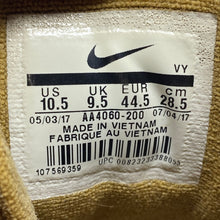 Load image into Gallery viewer, Nike Air More Uptempo ‘96 Premium 2017 Wheat Flax AA4060-200 Sneakers Men’s 10.5
