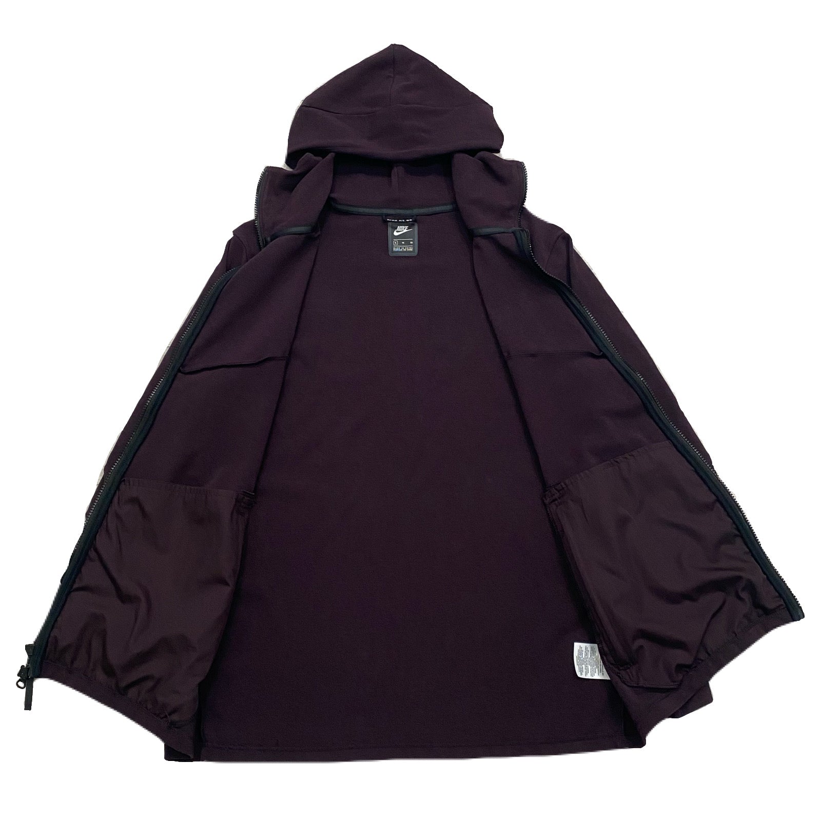Nike Tech Pack Tech Fleece Maroon Purple AA3784-659 Full Zip Hoodie Men’s XL