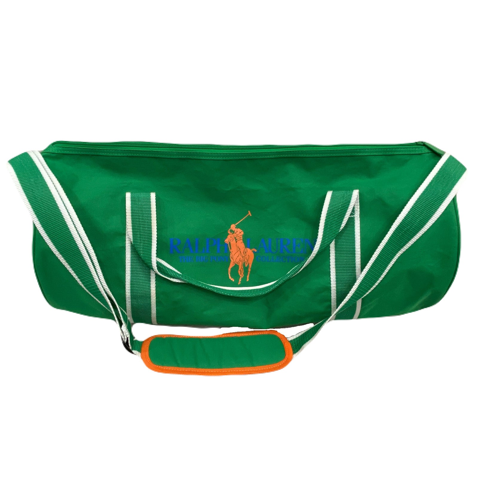 Ralph Lauren The Big Pony Collection Green 3 Duffle Weekend Holdall Bag