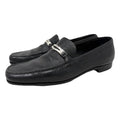 Prada Nero 2D 2121 Black Grain Calf Leather Slip-On Dress Shoes Men’s 9.5 US