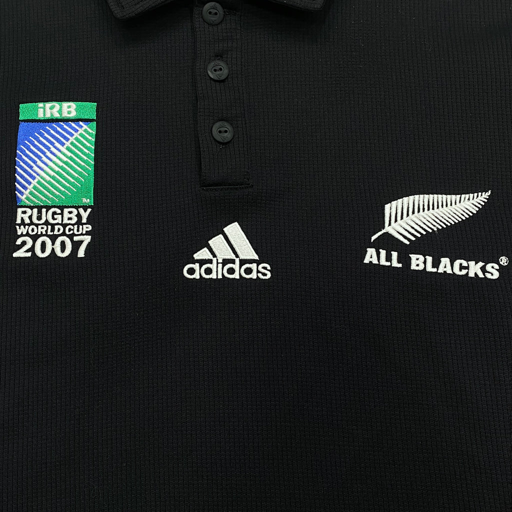 Adidas New Zealand All Blacks 2007 World Cup Rugby Jersey Shirt Men’s Medium