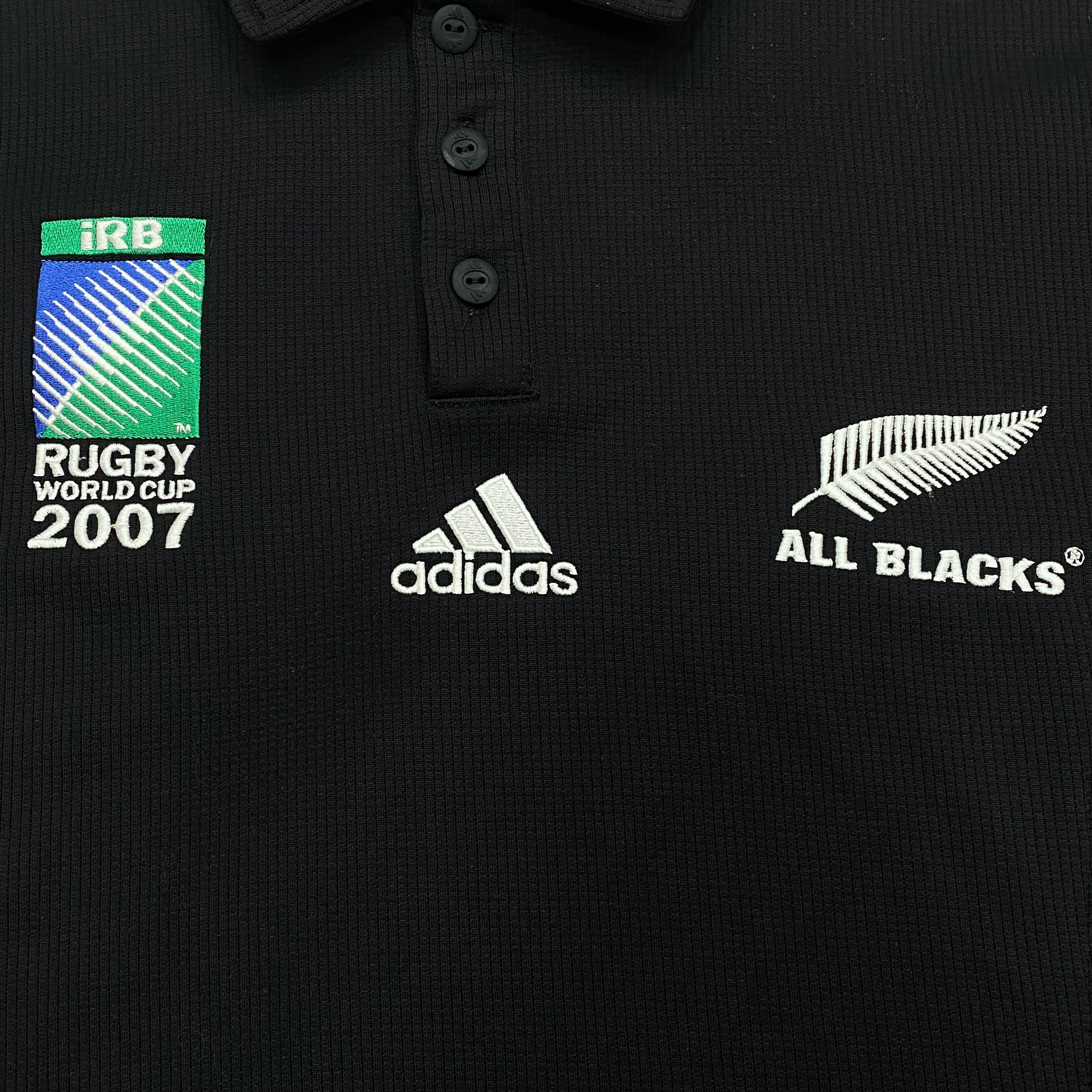 Adidas New Zealand All Blacks 2007 World Cup Rugby Jersey Shirt Men’s Medium