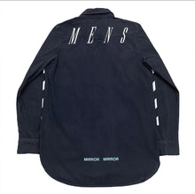 Load image into Gallery viewer, Off-White c/o Virgil Abloh 2013 Ferns 23 Mirror Black Button Up Shirt Men’s Small
