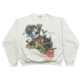 Vintage 1991 Harlequin Save A Day For Wildlife Double Sided Sweatshirt Adult Medium