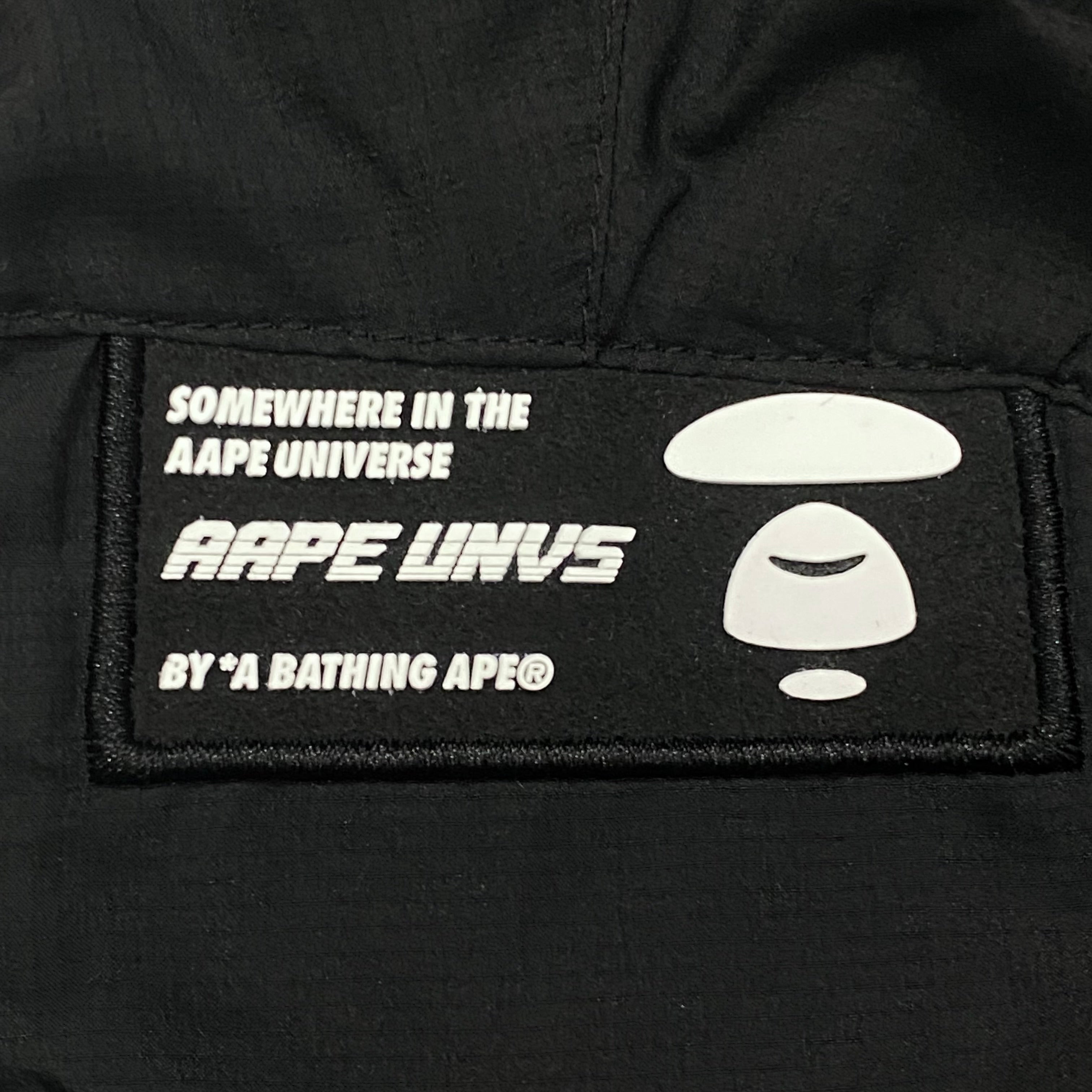 Aape By A Bathing Ape Lightweight Full Zip Hooded Windbreaker Jacket Men’s Medium