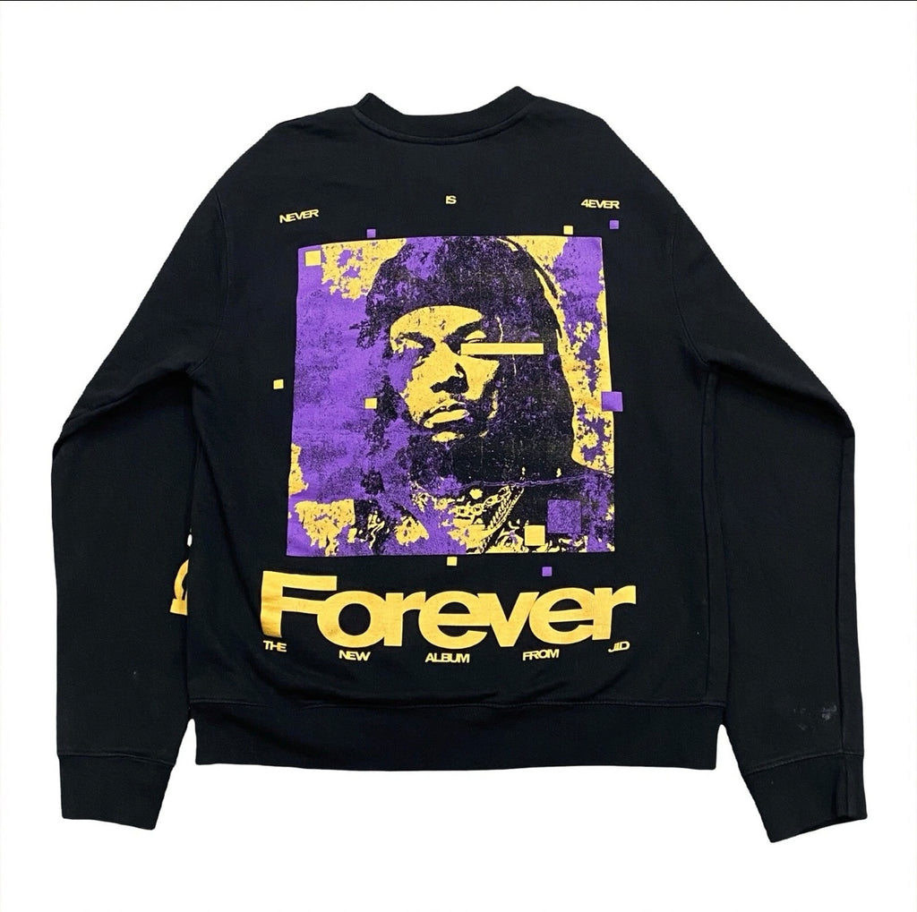JID The Forever Story Tour 2023 Official Merch Rap Sweatshirt Men’s Medium
