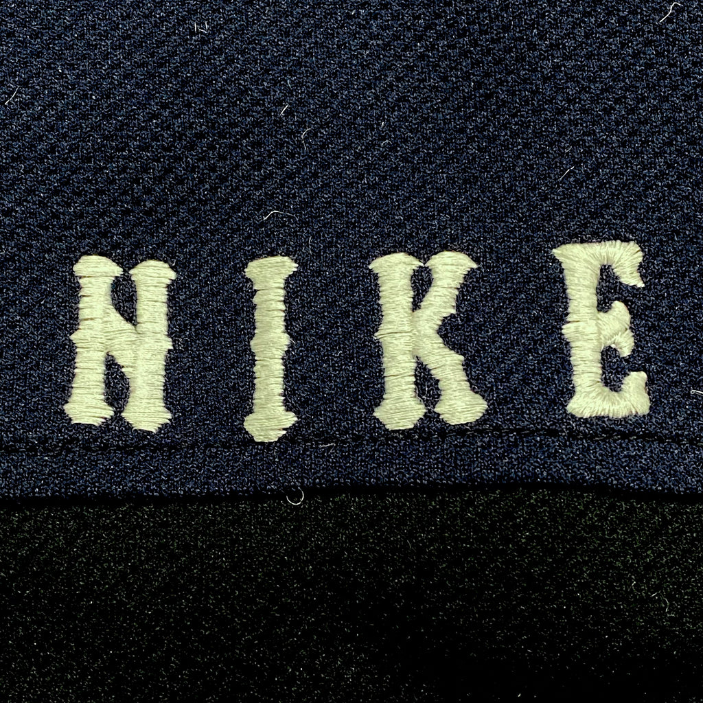 Vintage 90’s Nike White Tag Black & Navy Blue Zip Track Jacket Men’s XL