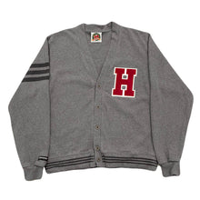 Load image into Gallery viewer, Vintage Barbarian Rugby Wear Harvard University Cardigan Men’s Large
