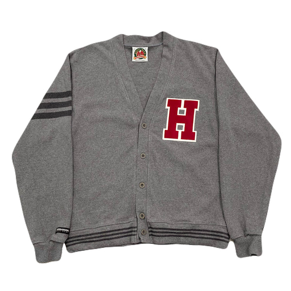 Vintage Barbarian Rugby Wear Harvard University Cardigan Men’s Large