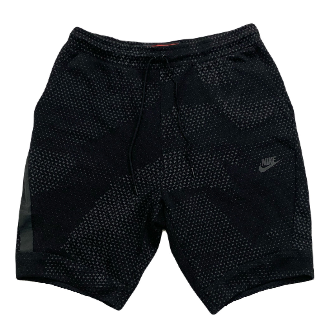 Nike NSW Tech Fleece GX 1.0 Rare Black AOP Shorts Men’s Medium