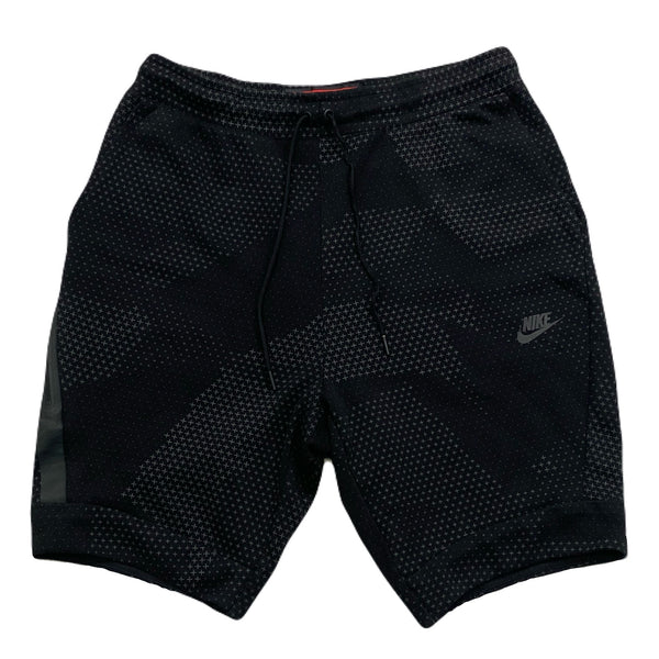 Nike NSW Tech Fleece GX 1.0 Rare Black AOP Shorts Men’s Medium