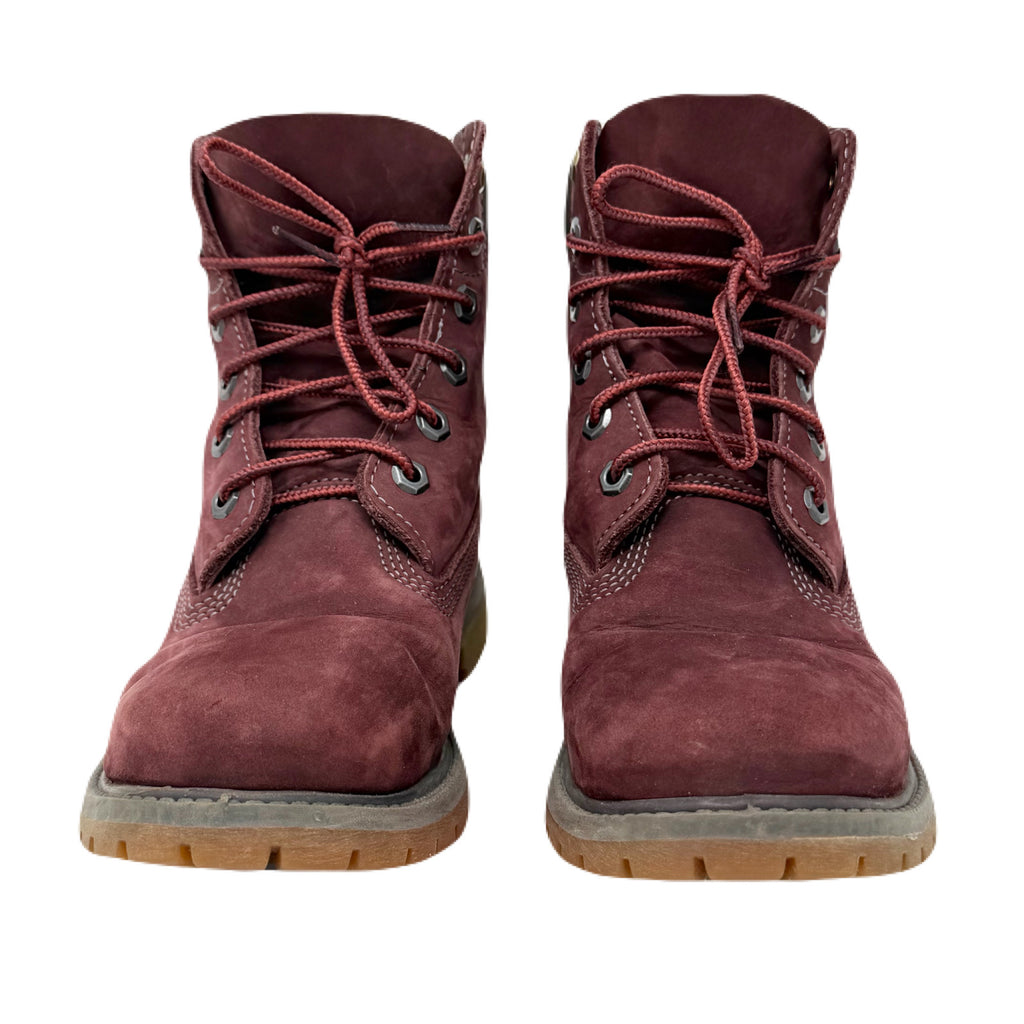 Timberland Nubuck A18NJ Primaloft 200 Gram Burgundy Boots Men’s 6.5 US