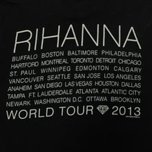 Load image into Gallery viewer, Rihanna Diamonds 2013 World Tour Hip Hop T-Shirt Women’s Medium
