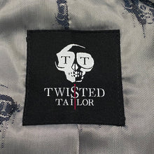 Load image into Gallery viewer, Twisted Tailor Floral Oddity Green Skull Lined Suit Jacket Men’s 44 R
