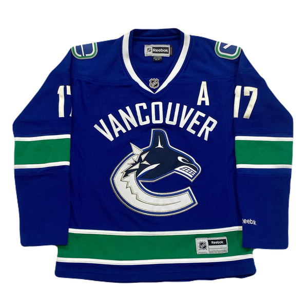 Reebok NHL Vancouver Canucks 2012 Ryan Kesler #17 Hockey Jersey Women’s Small