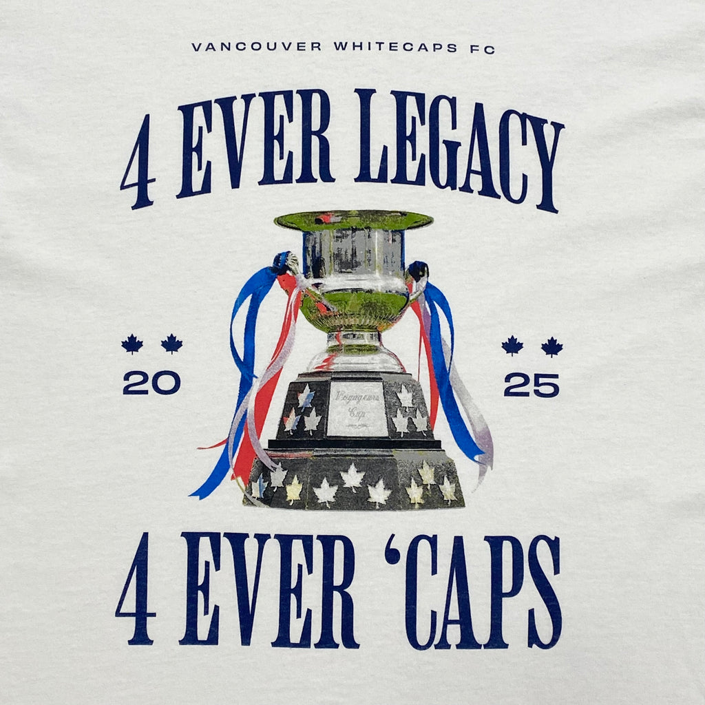 Vancouver Whitecaps FC 2025 4 Ever Caps Final Limited Edition T-Shirt Men’s Large