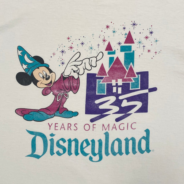 Vintage 1990 Disney Disneyland 35 Years of Magic Mickey Mouse T-Shirt Women’s Medium
