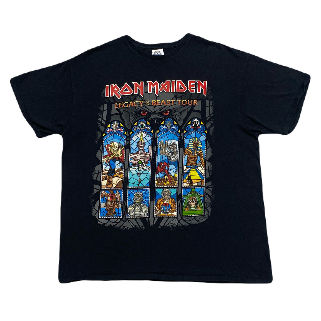 Iron Maiden Legacy Of The Beast 2018-19 World Tour Rock Metal T-Shirt Men’s XL