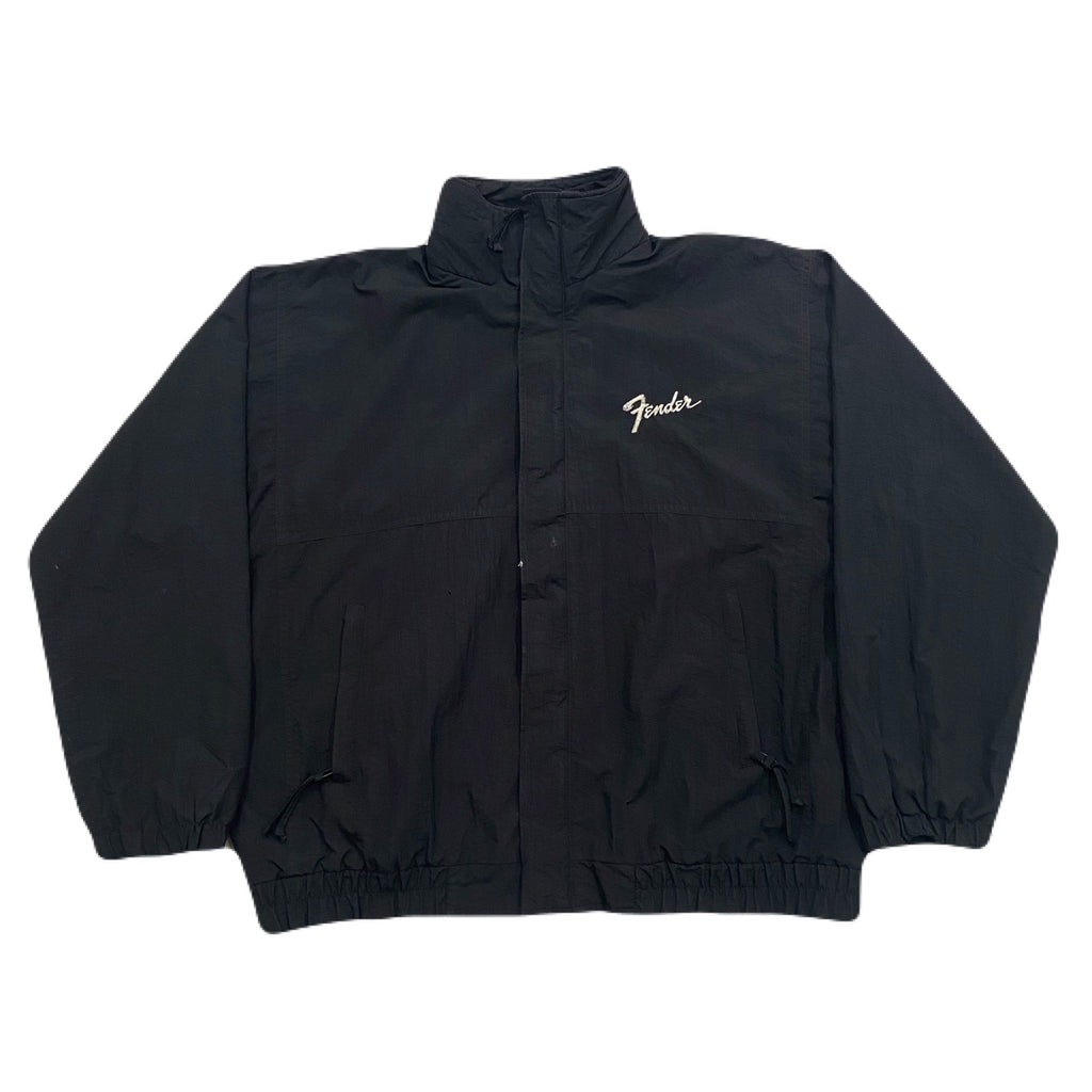 Vintage Fender Guitars Rock Music Windbreaker Jacket Men’s Large