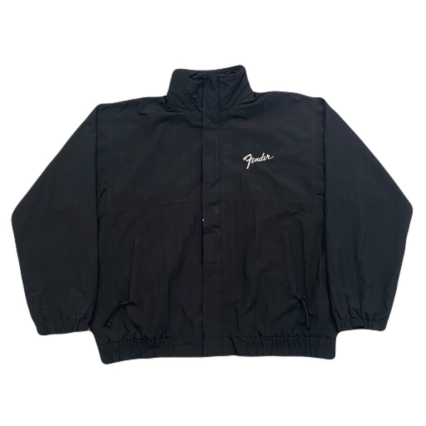 Vintage Fender Guitars Rock Music Windbreaker Jacket Men’s Large