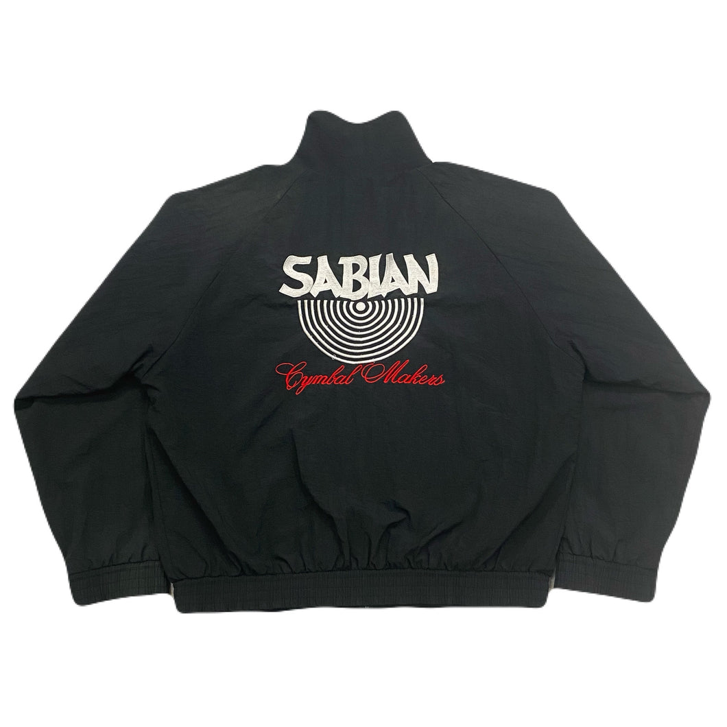 Vintage Sabian Cymbals Rock Music Windbreaker Jacket Men’s Medium