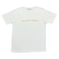 Vintage Saks Fifth Avenue 2003 Embroidered Spell Out T-Shirt Adult Large