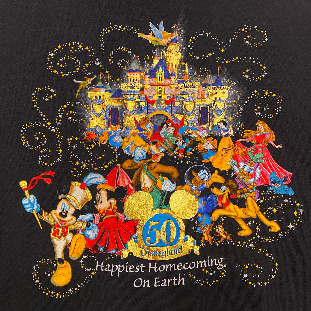 Disneyland Resort 50th Anniversary Mickey & Friends Zip Up Hoodie Large