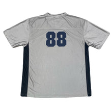 Load image into Gallery viewer, Vintage Y2K Tommy Hilfiger Athletics Silver Black Satin #88 Football Jersey Men’s XL
