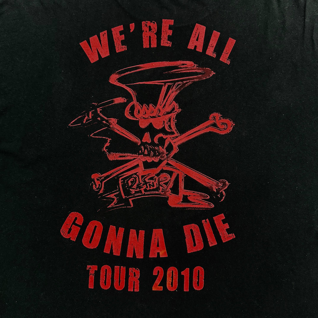 Slash R&FN’R We’re All Gonna Die 2010 Guns N Roses Rock T-Shirt Men’s 3XL