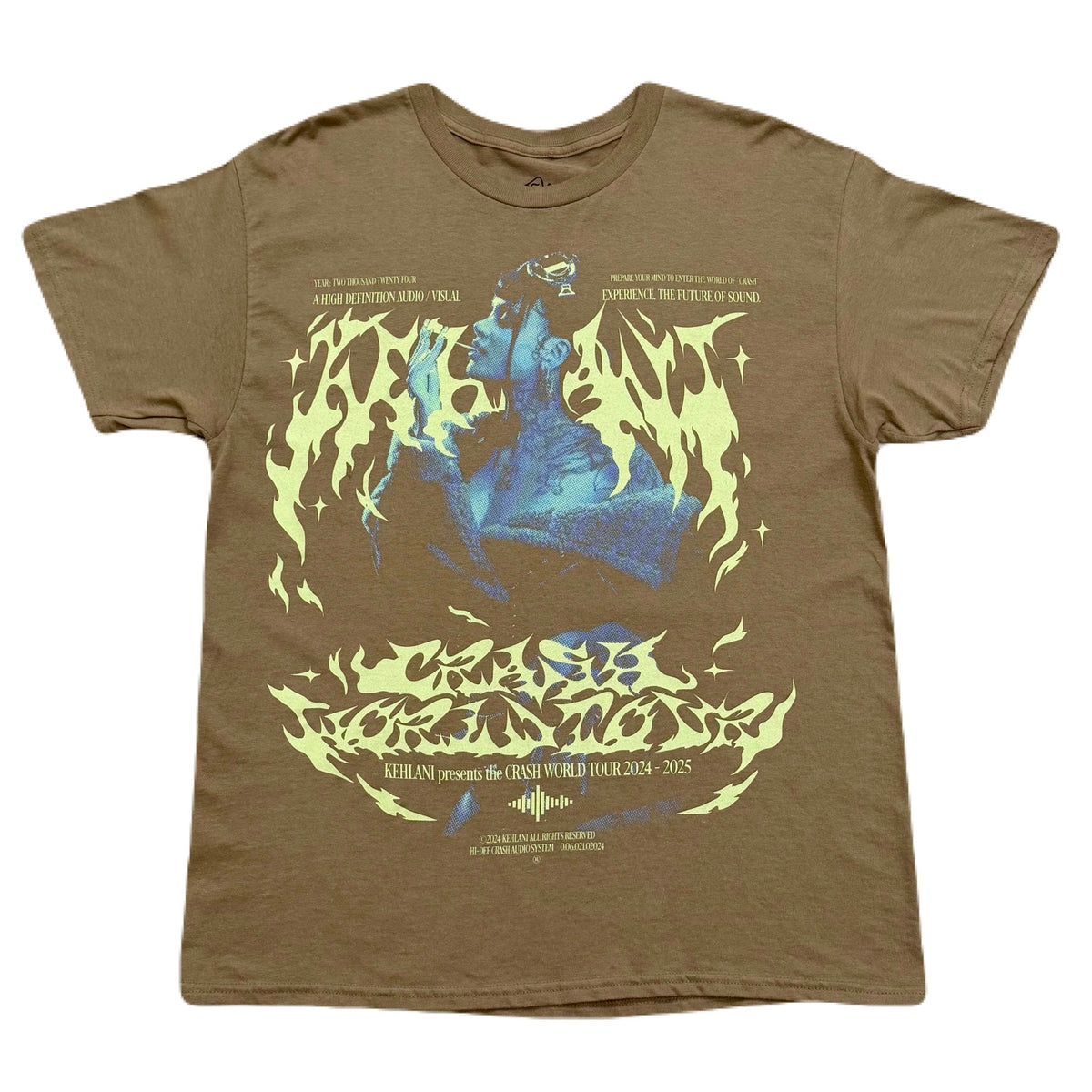 Kehlani Crash North America World Tour 2024-2025 R&B Neo Soul T-Shirt Large