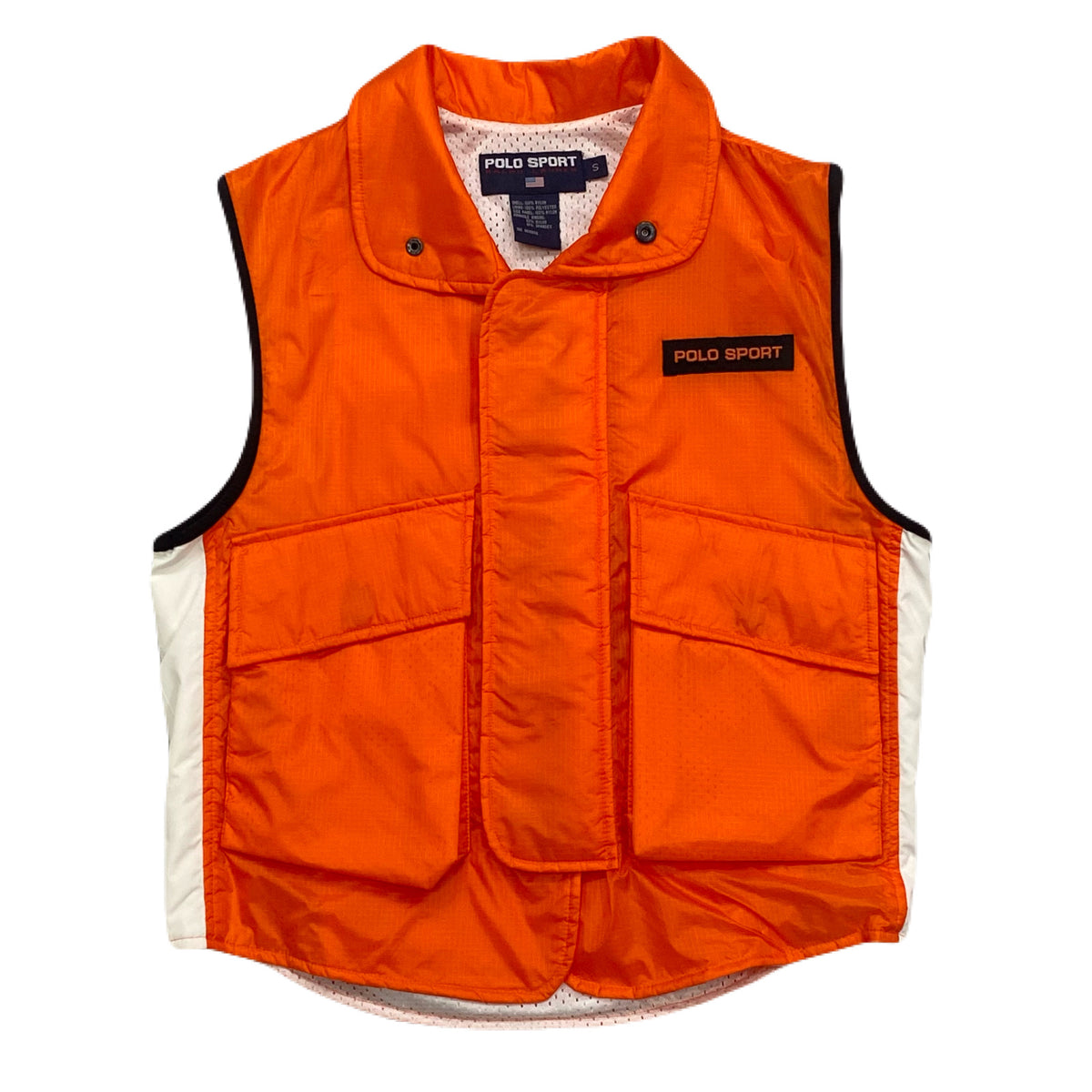 Vintage Polo Sport Ralph Lauren Nylon Mesh Lined Gilet Vest Women’s Small