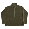 LL Bean Soft Stretch Green Corduroy Half Zip Pullover Sweatshirt Women’s Small